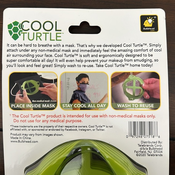 Cool Turtle Lot of 12 Under Mask Comfort Enhancers NIB - Picture 5 of 6